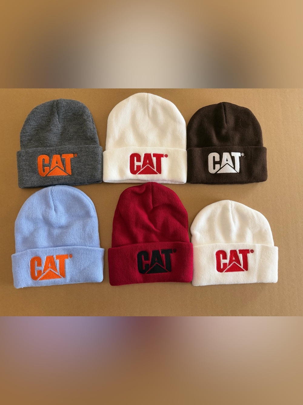 Bundle lot 6 nwot cat beanies men’s